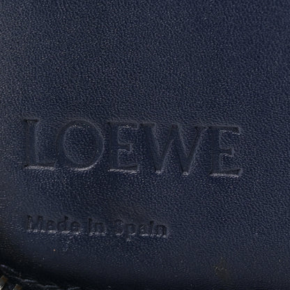 Loewe Calfskin Embossed Repeat Puzzle Zip Around Wallet Blue 6 of 10