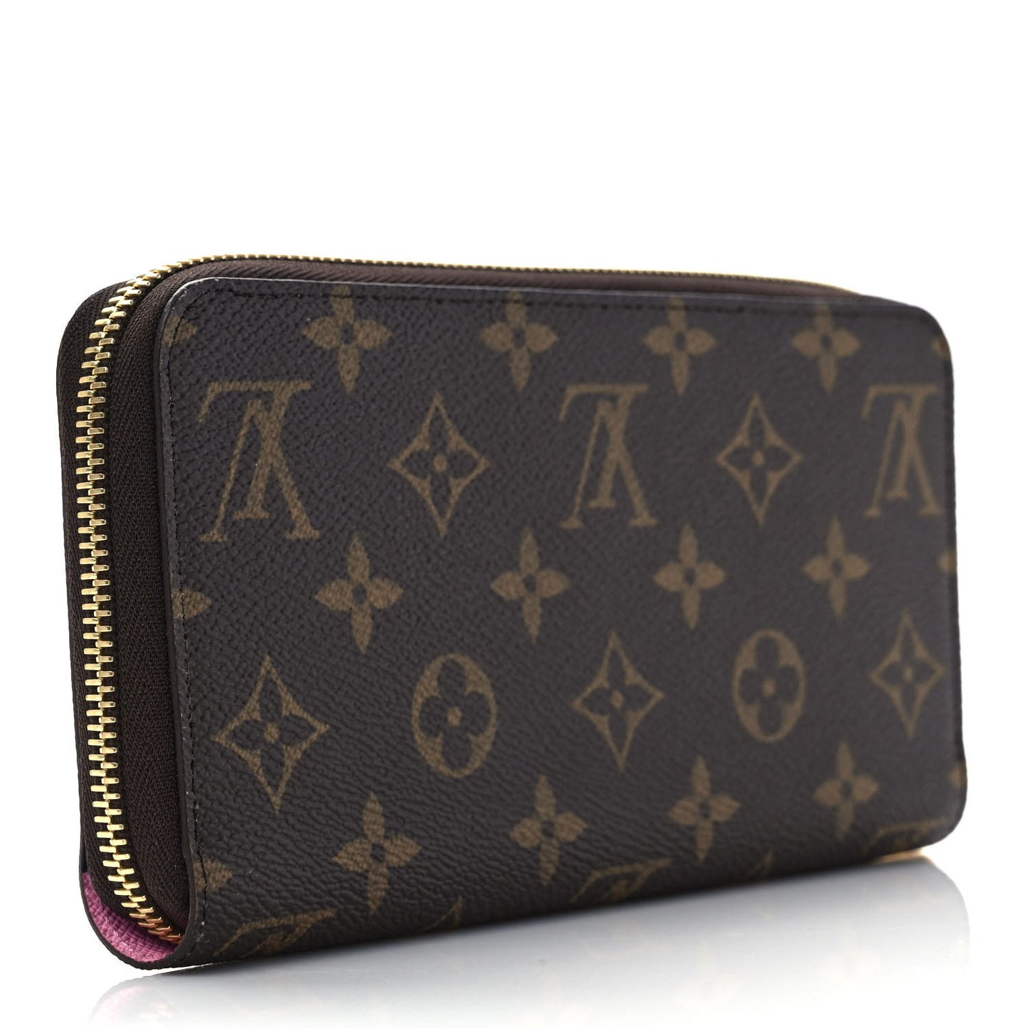 Monogram 2022 Christmas Animation Paris Zippy Wallet Pink
