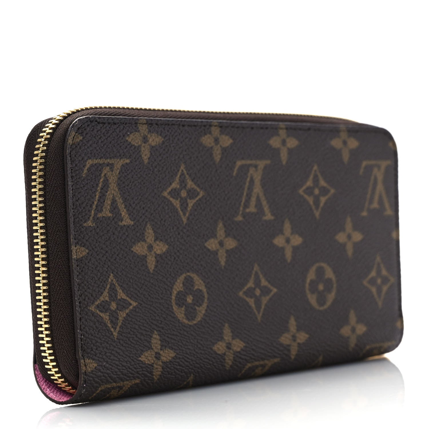 Louis Vuitton Monogram 2022 Christmas Animation Paris Zippy Wallet Pink 3 of 7