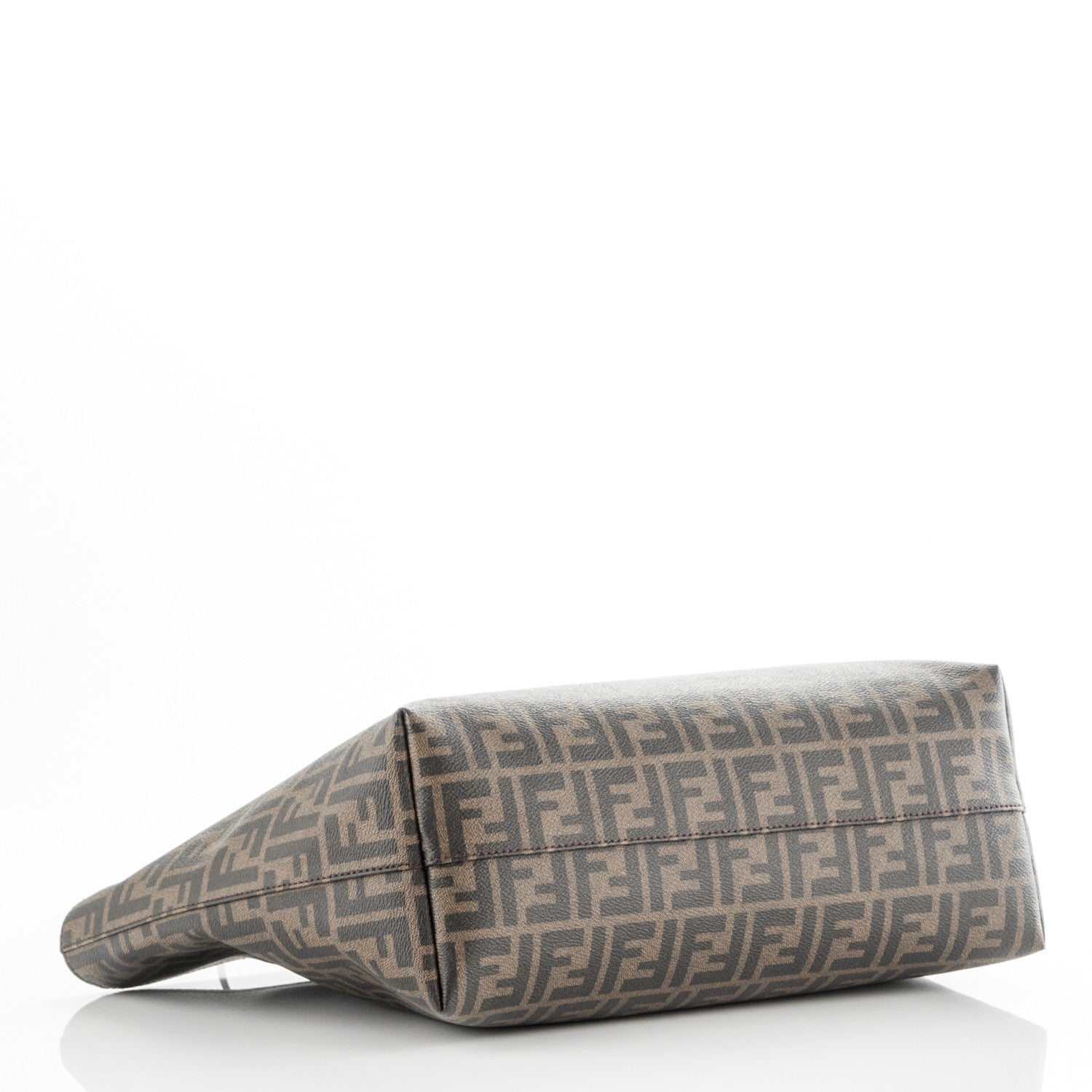 Fendi Zucca Spalmati Medium Roll Tote Tobacco Fuxia 4 of 8
