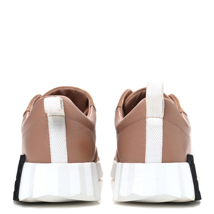 Hermes Sport Goatskin Suede Goatskin Bouncing Sneakers 38 Nude 6 of 11