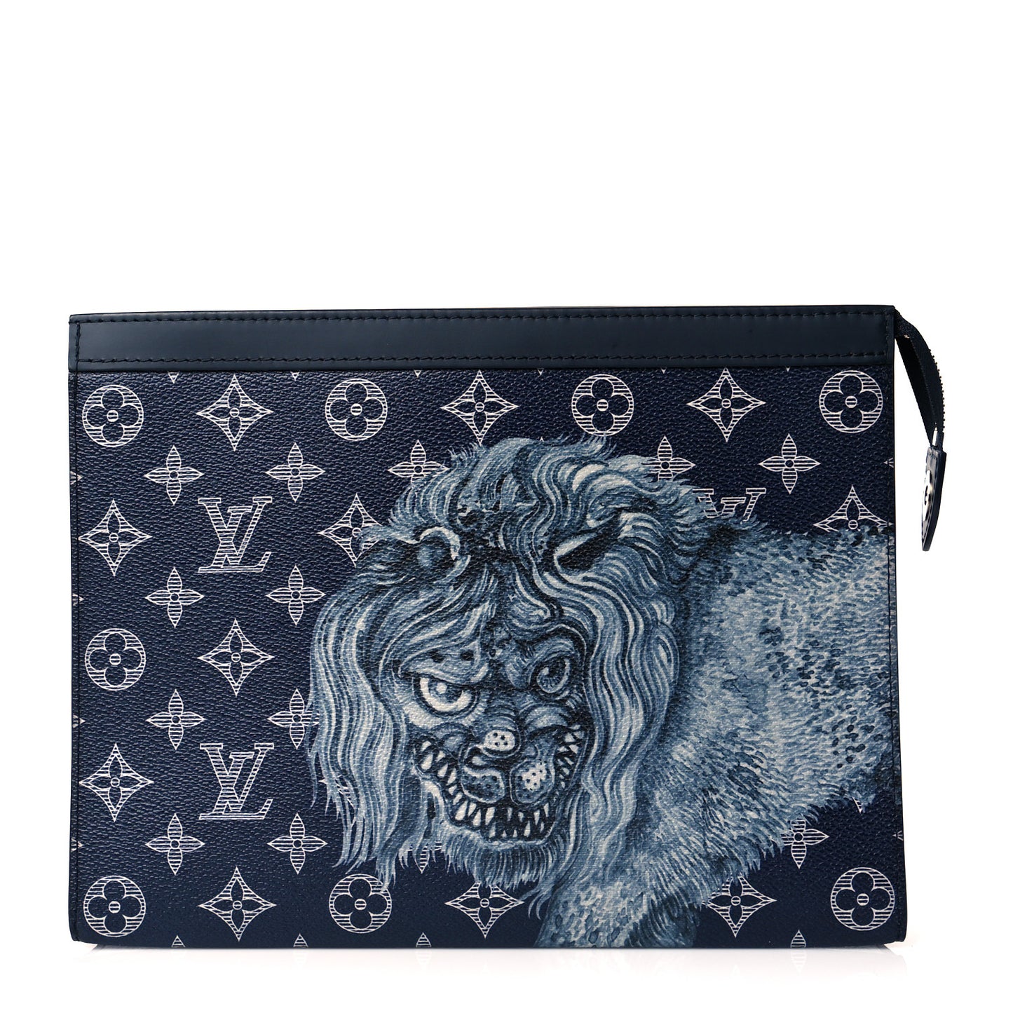 Savane Monogram Chapman Lion Pochette Voyage MM Ink
