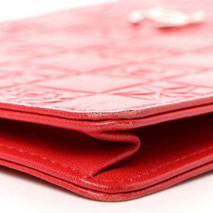 Chanel Lambskin Precious Symbols Pochette Red 11 of 13