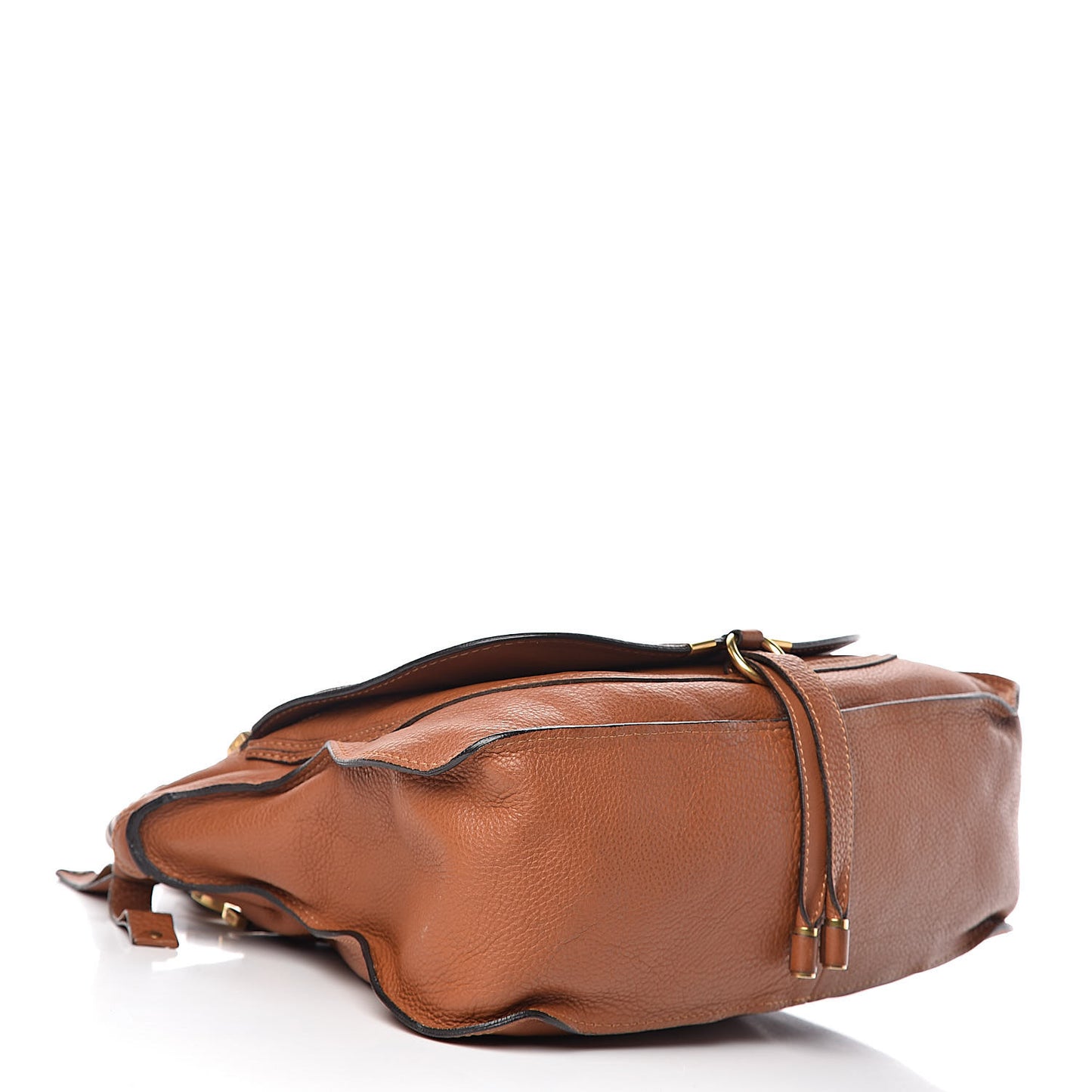 Calfskin Medium Marcie Satchel Tan