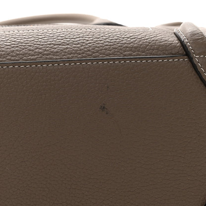 Celine Drummed Calfskin Micro Luggage Souris 13 of 13