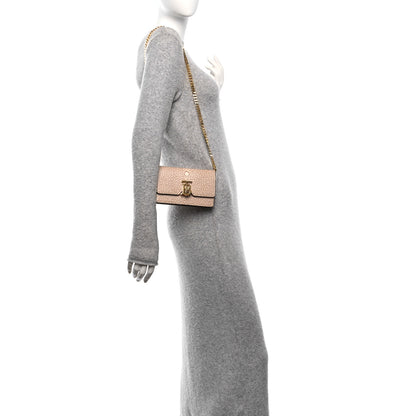 Burberry Calfskin Stingray Print Small TB Chain Bag Light Sand 2 of 15