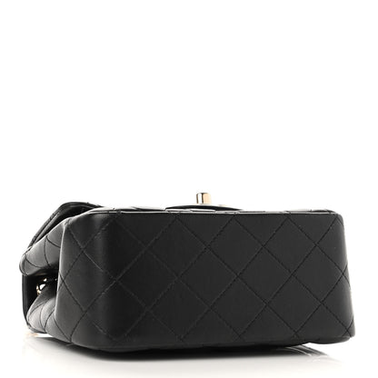 Chanel Lambskin Quilted Mini Square Flap Black 4 of 11