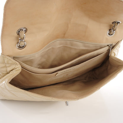 Chanel Vinyl Quilted In The Business Flap Bag Beige 5 of 8