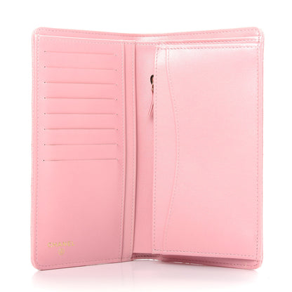 Chanel Iridescent Caviar Quilted Yen Wallet Rose Pink 5 of 9