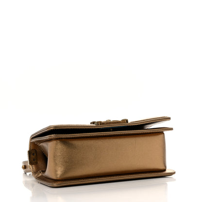 Chanel Snakeskin Calfskin Small Boy Flap Gold 4 of 11