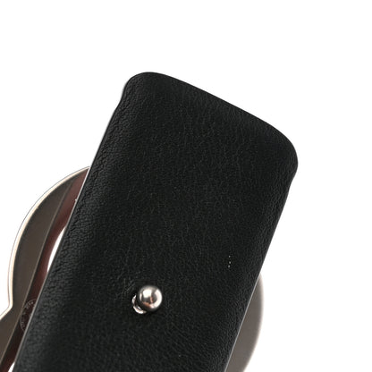 Chanel Calfskin CC Reversible Belt 80/32 Black Burgundy 6 of 8