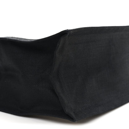 Saint Laurent Linen Calfskin Small Rive Gauche Tote Natural Black 9 of 11