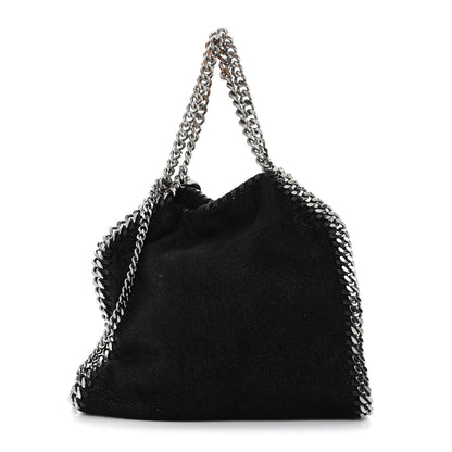 Stella McCartney Shaggy Deer Mini Falabella Fold Over Tote Black 1 of 11