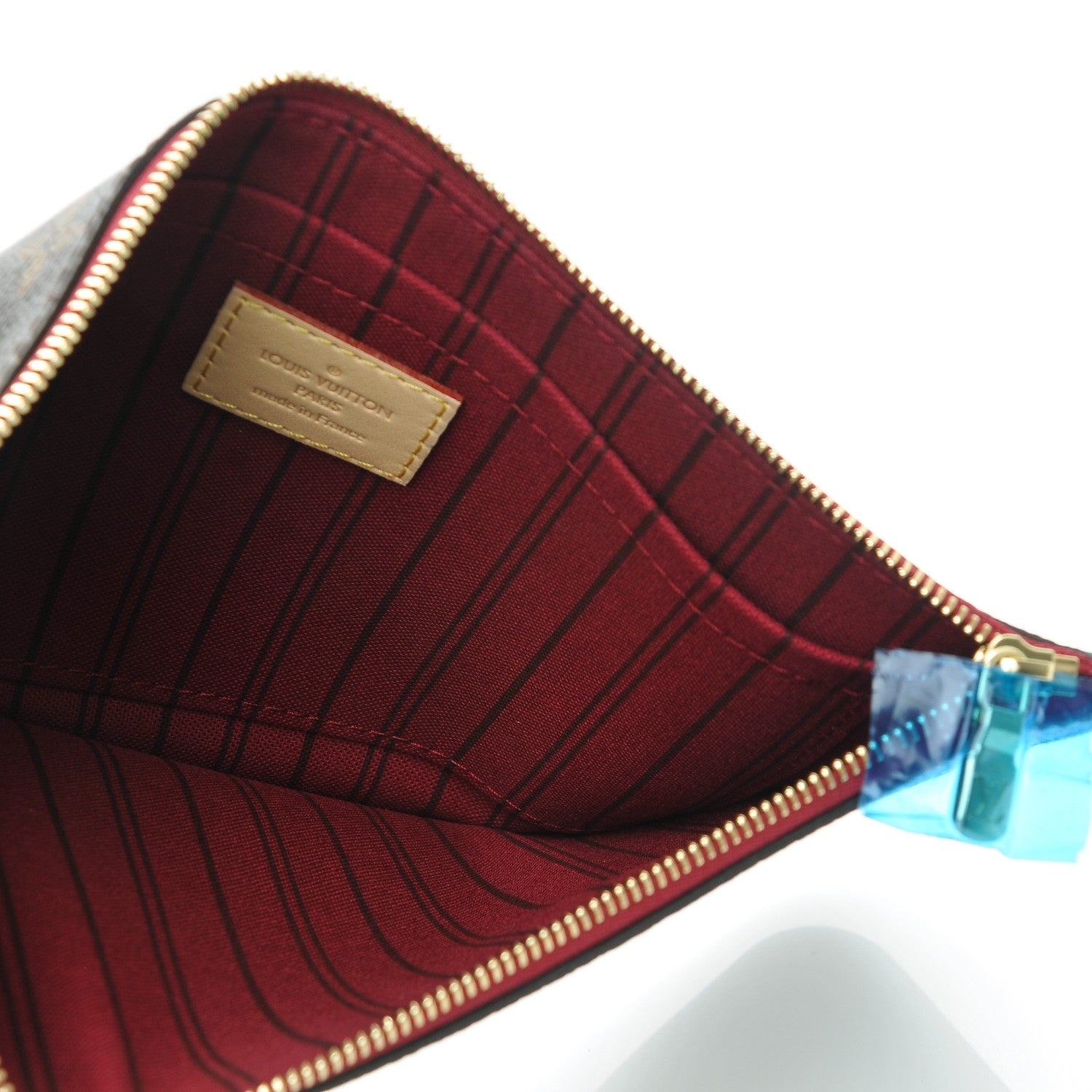 Louis Vuitton Monogram Neverfull MM GM Pochette Fuchsia 5 of 7