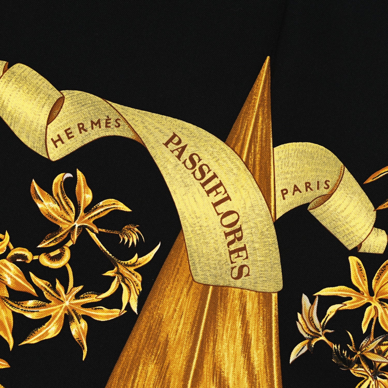 Hermes Silk Passiflores Scarf 90 2 of 4