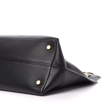 Tom Ford Calfskin Large Alix Padlock Zip Shoulder Bag Black 9 of 12