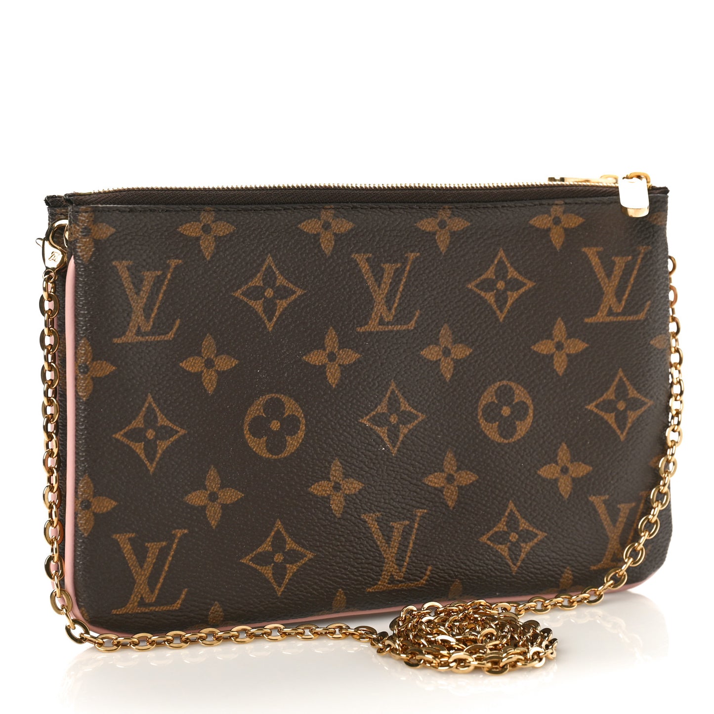Monogram Blooming Flowers Double Zip Pochette