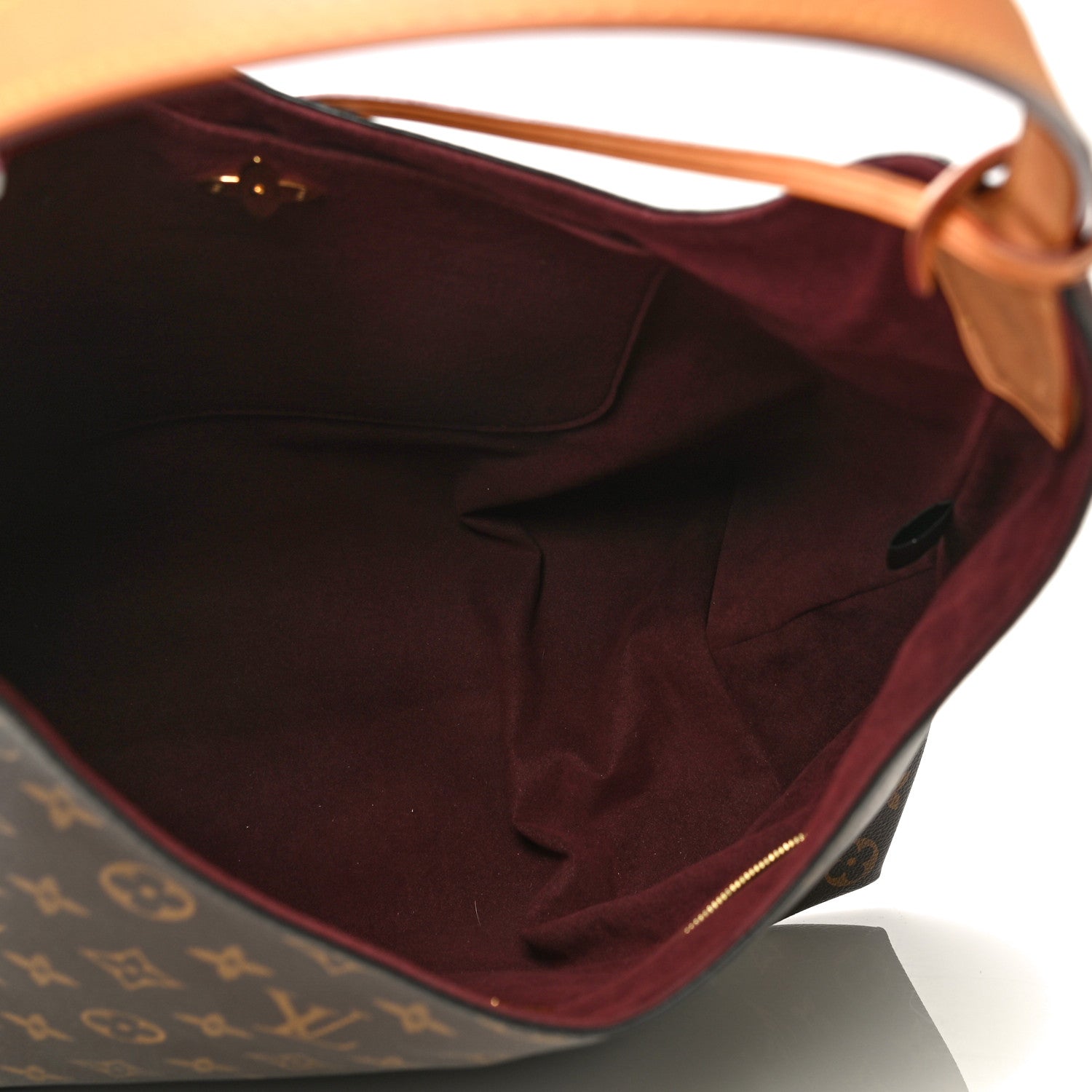 Louis Vuitton Monogram Flower Hobo Beige 5 of 13