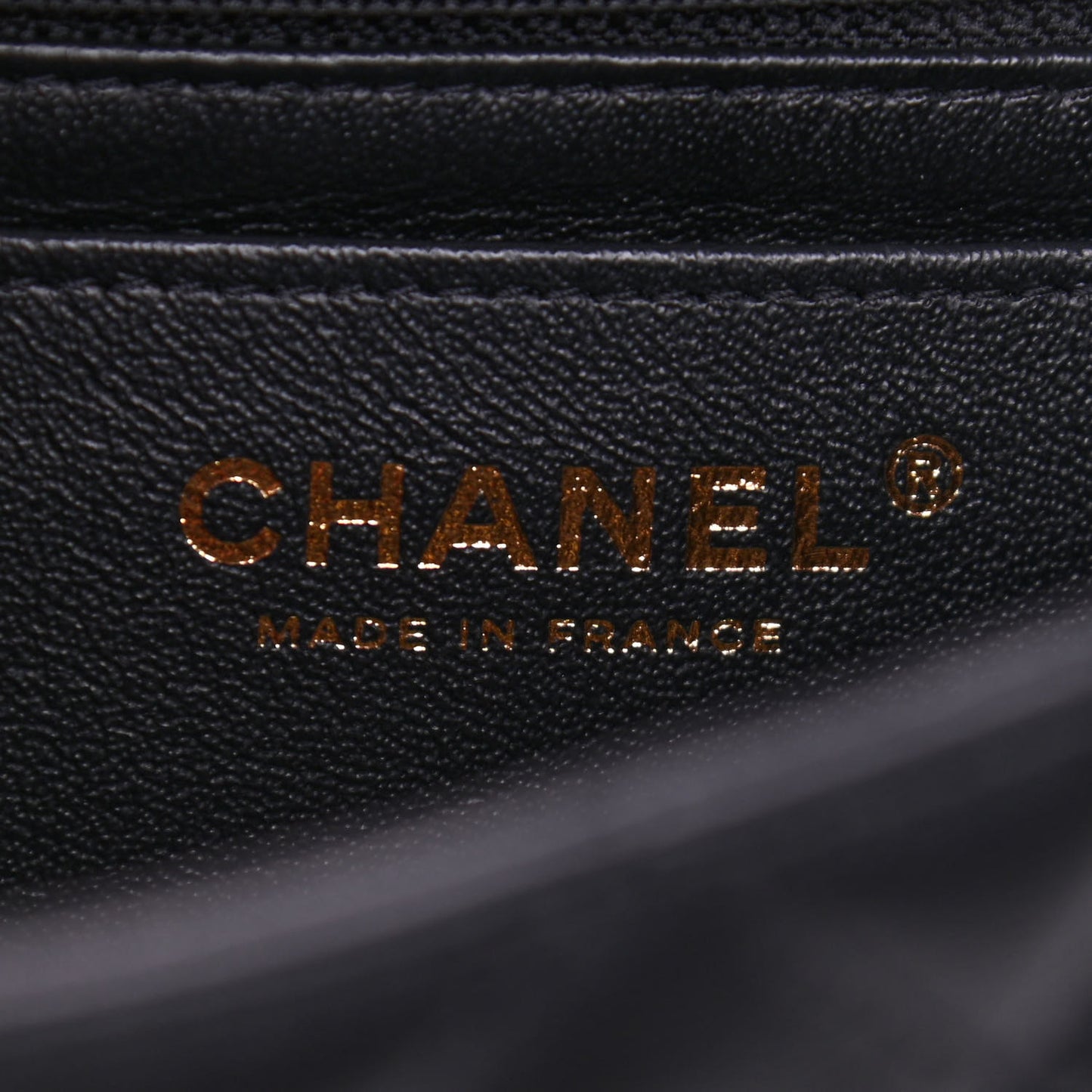 Lambskin Quilted Mini Rectangular Flap Black