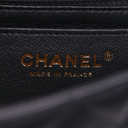 Chanel Lambskin Quilted Mini Rectangular Flap Black 5 of 9