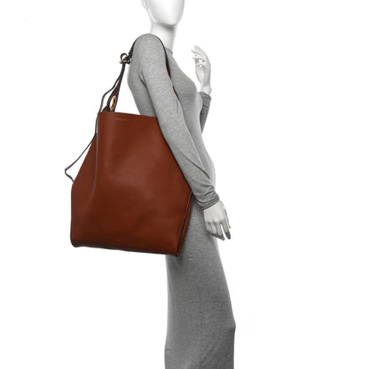 Burberry Smooth Calfskin Medium Grommet Hobo Tan 2 of 10