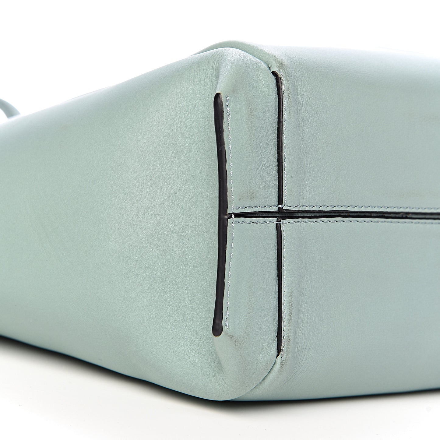 Calfskin Small Flamenco Knot Bag Light Blue