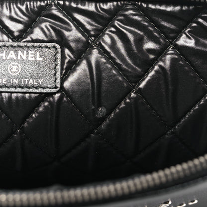 Chanel Caviar Studded Medium Deauville Pouch Black 11 of 11