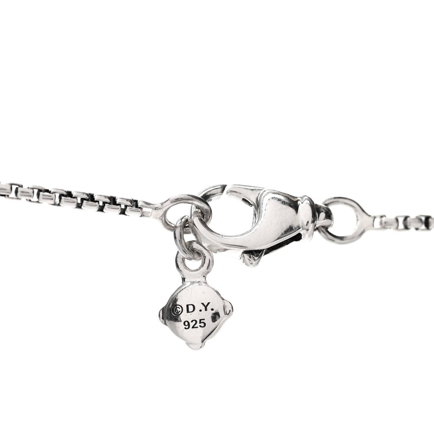 Sterling Silver Diamond Stax Rondelle Pendant Necklace
