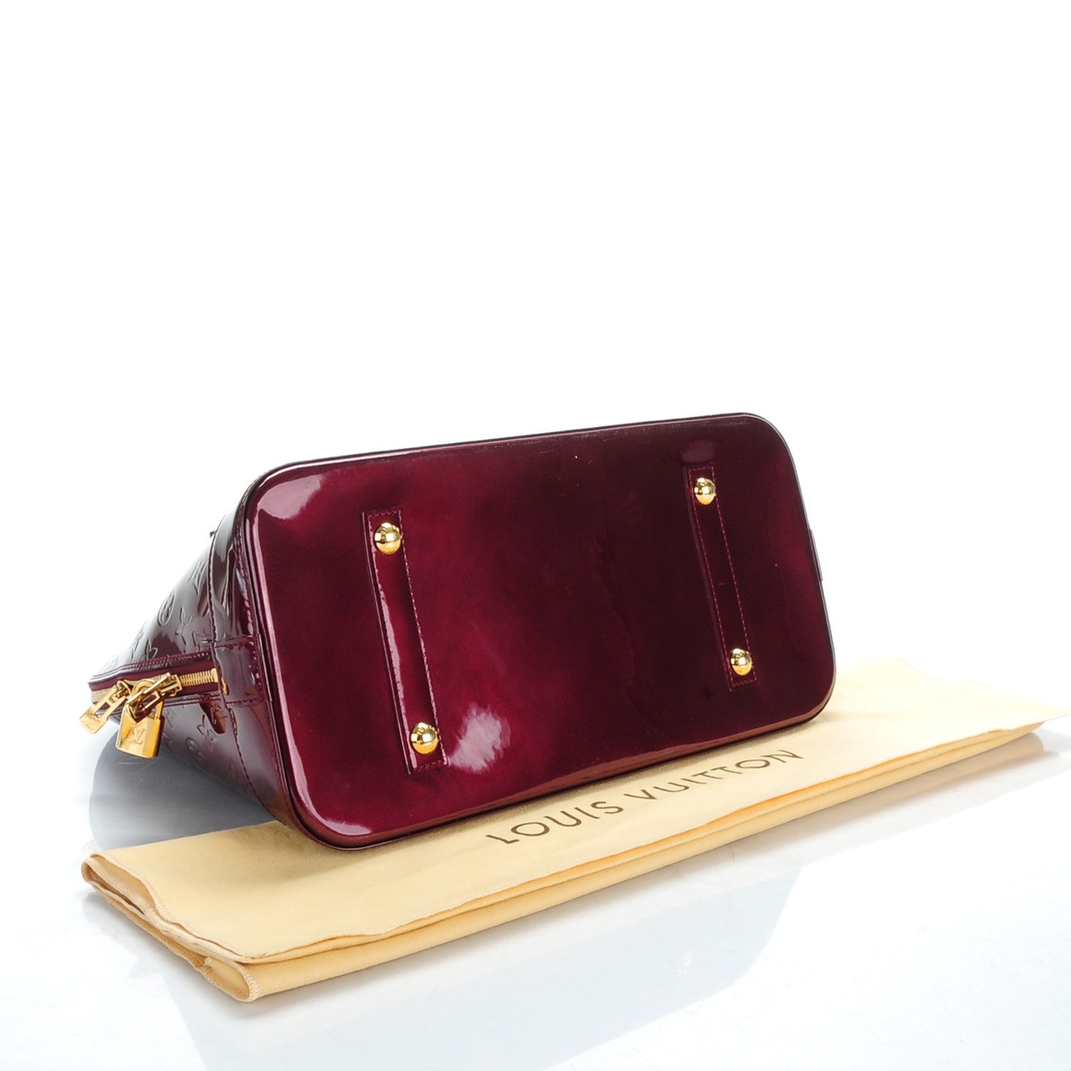 Louis Vuitton Vernis Alma GM Rouge Fauviste 4 of 7