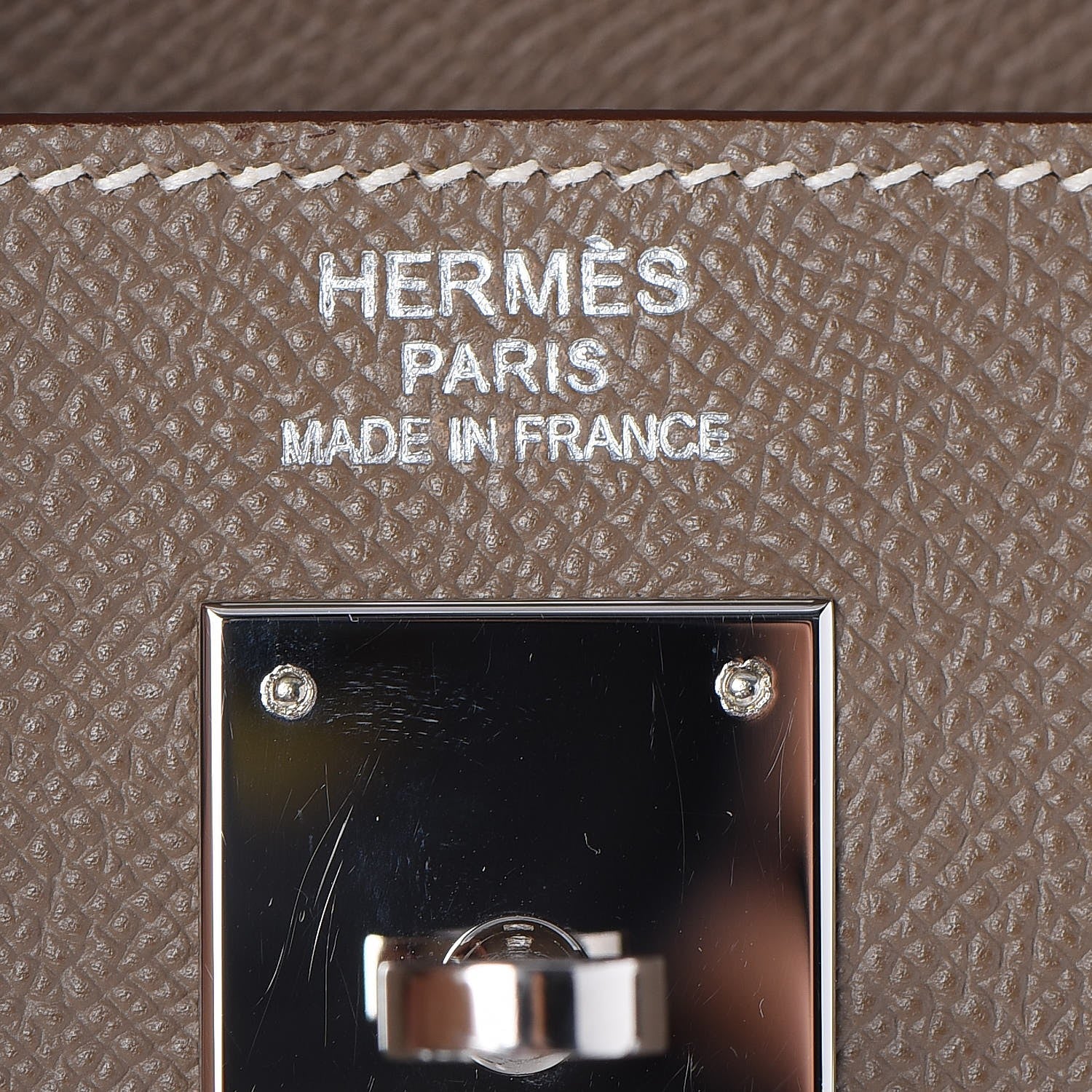 Hermes Epsom Kelly Sellier 35 Etoupe 20 of 34