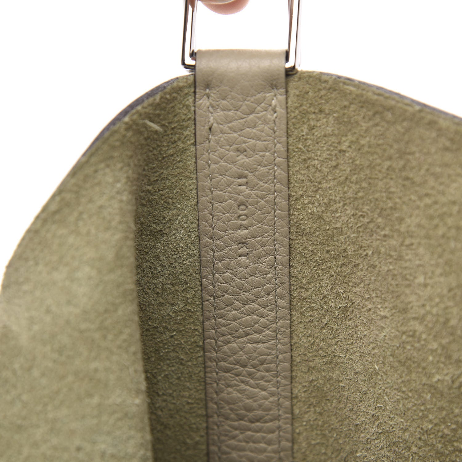 Hermes Taurillon Clemence Picotin Lock 26 GM Sauge 7 of 10