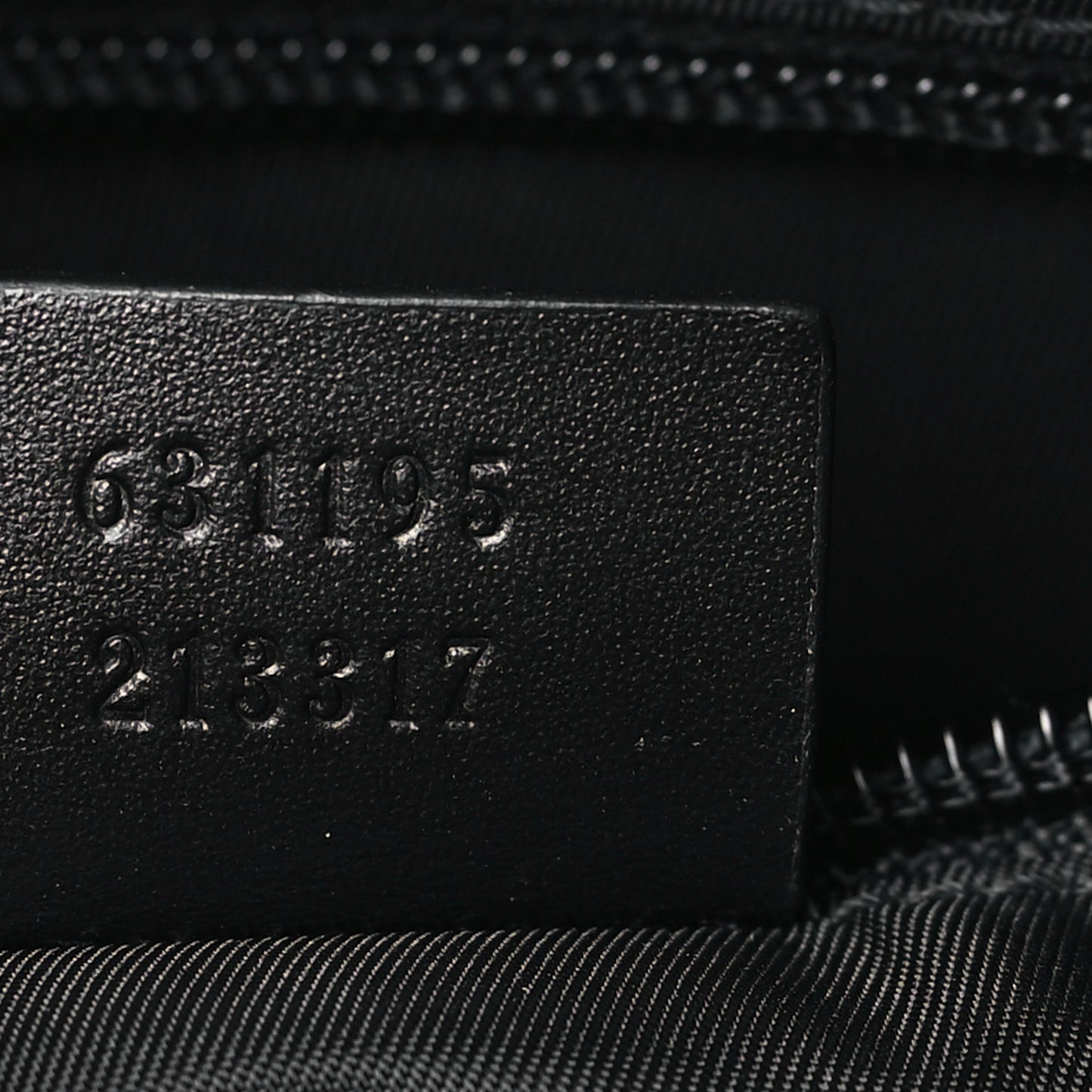 Techno Canvas Selleria Calfskin Web Small Flat Messenger Bag Black