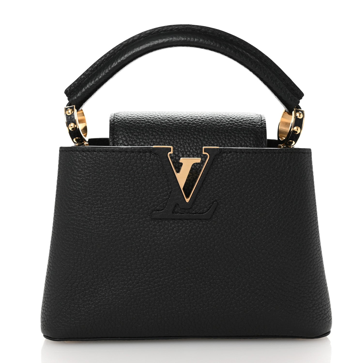 Louis Vuitton Taurillon Mini Capucines Black 1 of 9