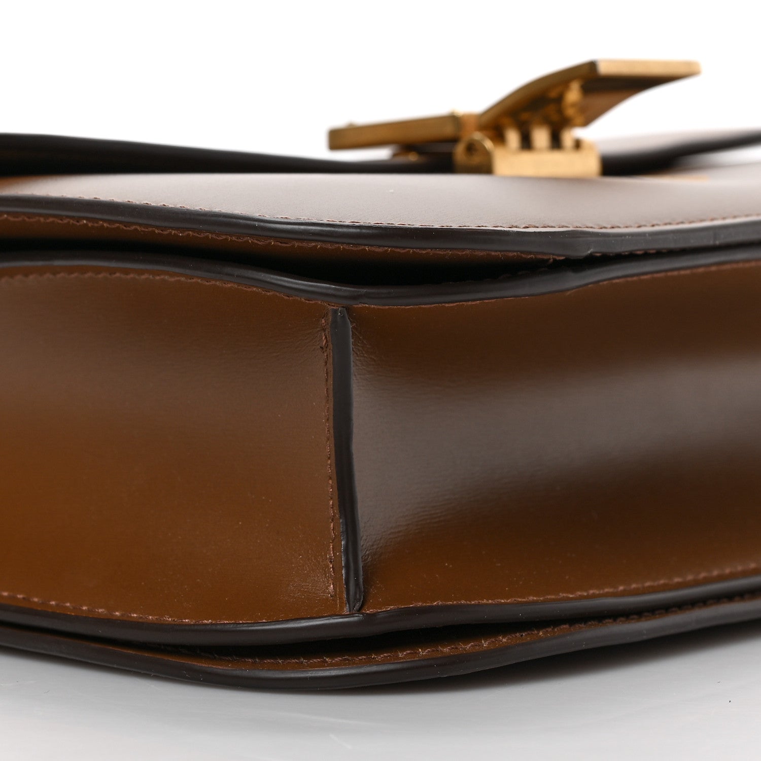 Celine Liege Calfskin Medium Classic Box Flap Bag Camel 7 of 8