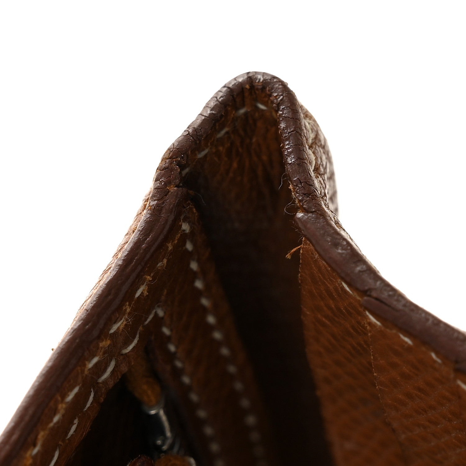 Hermes Courchevel Bearn Gusset Wallet Gold 7 of 7