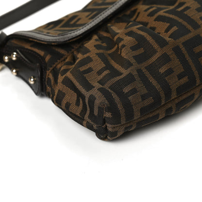 Fendi Zucca Small Chef Shoulder Bag Tobacco 11 of 11