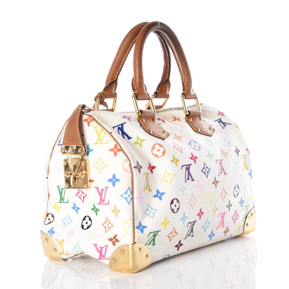 Louis Vuitton Monogram Multicolor Speedy 30 White 2 of 19
