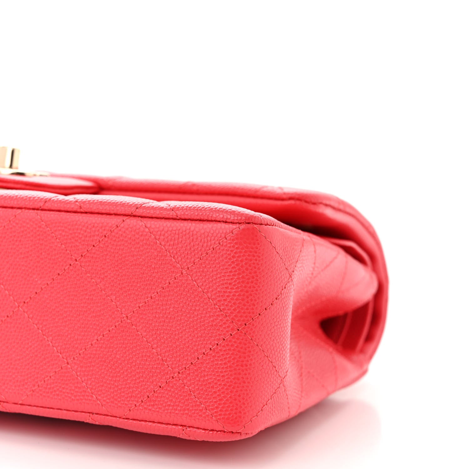 Chanel Caviar Quilted Small Double Flap Dark Pink 10 of 11