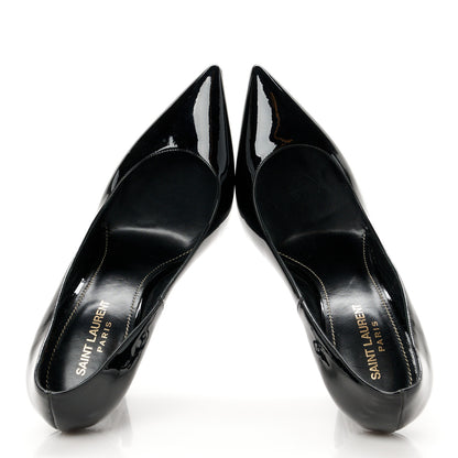 Saint Laurent Patent Calfskin Opyum 110 Pumps 39 Black 2 of 9
