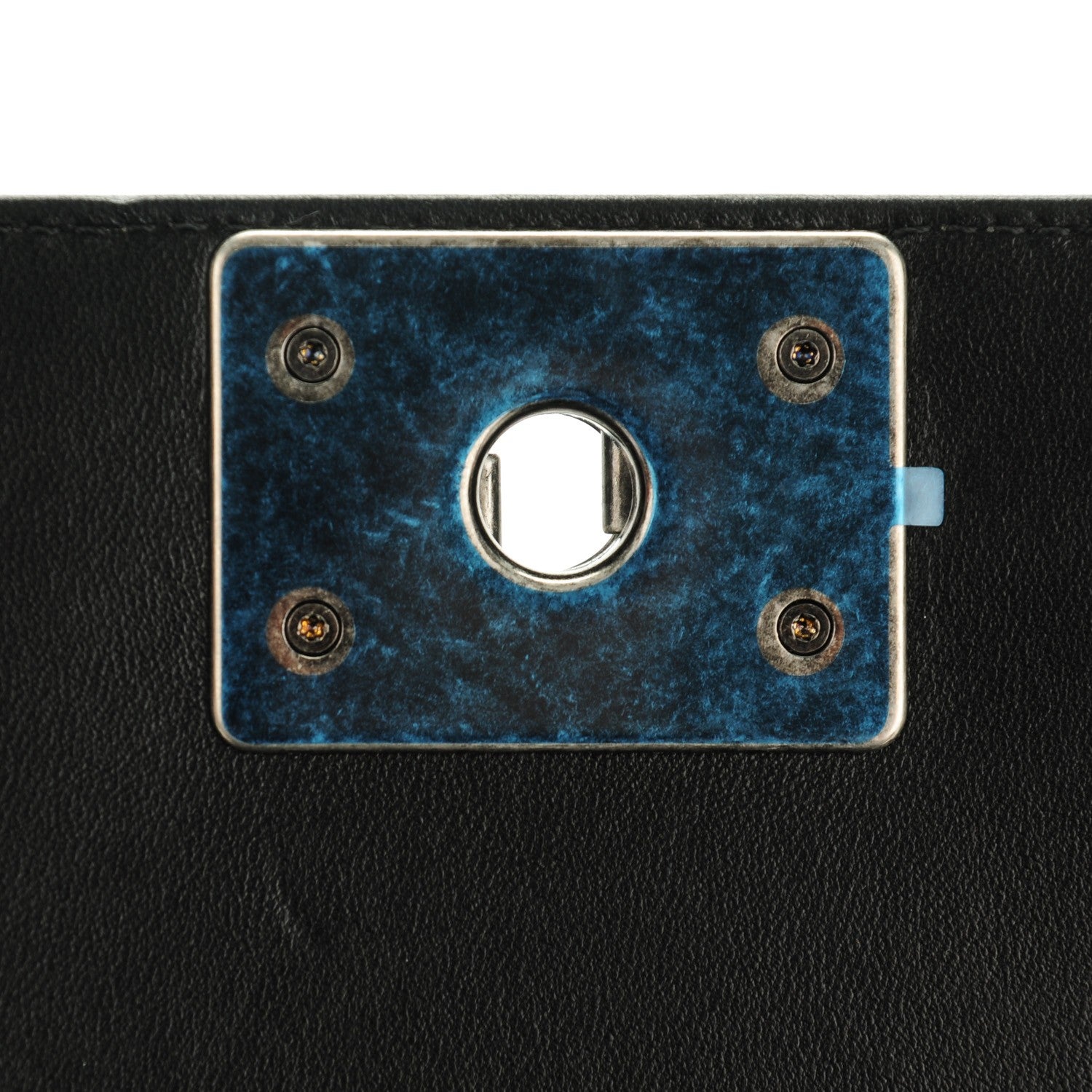 Chanel Lambskin Quilted Medium Boy Flap Black 6 of 8