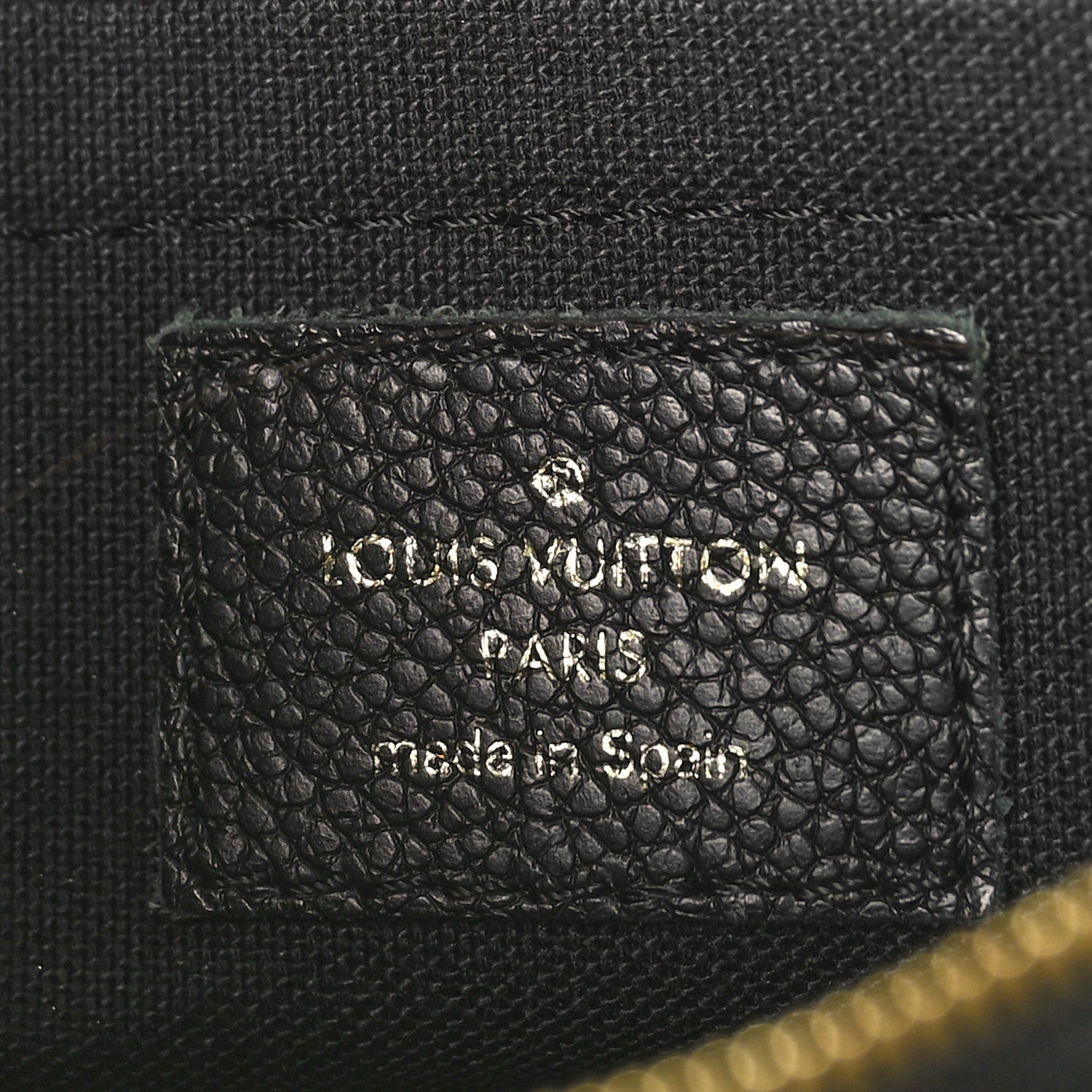 Louis Vuitton Monogram Pallas Clutch Black 6 of 8