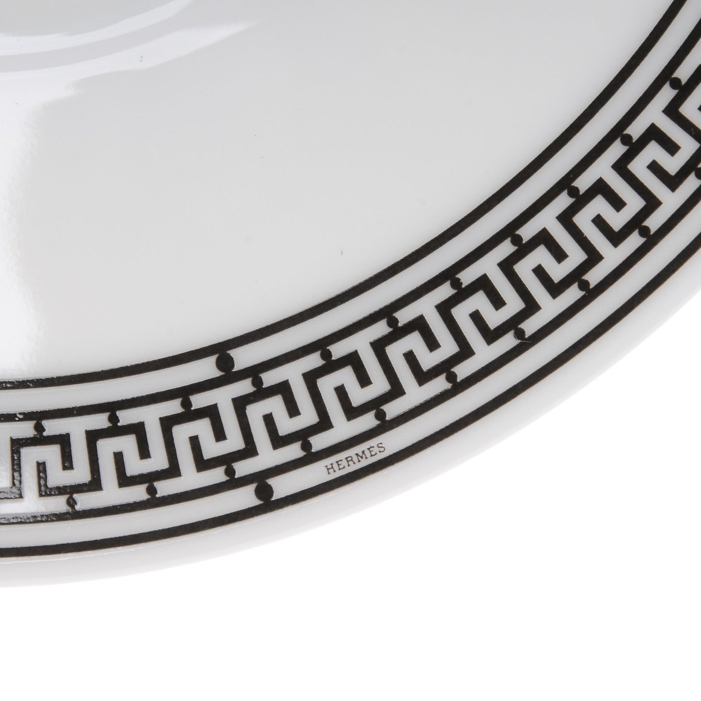 Porcelain H Deco Tea Cup and Saucer
