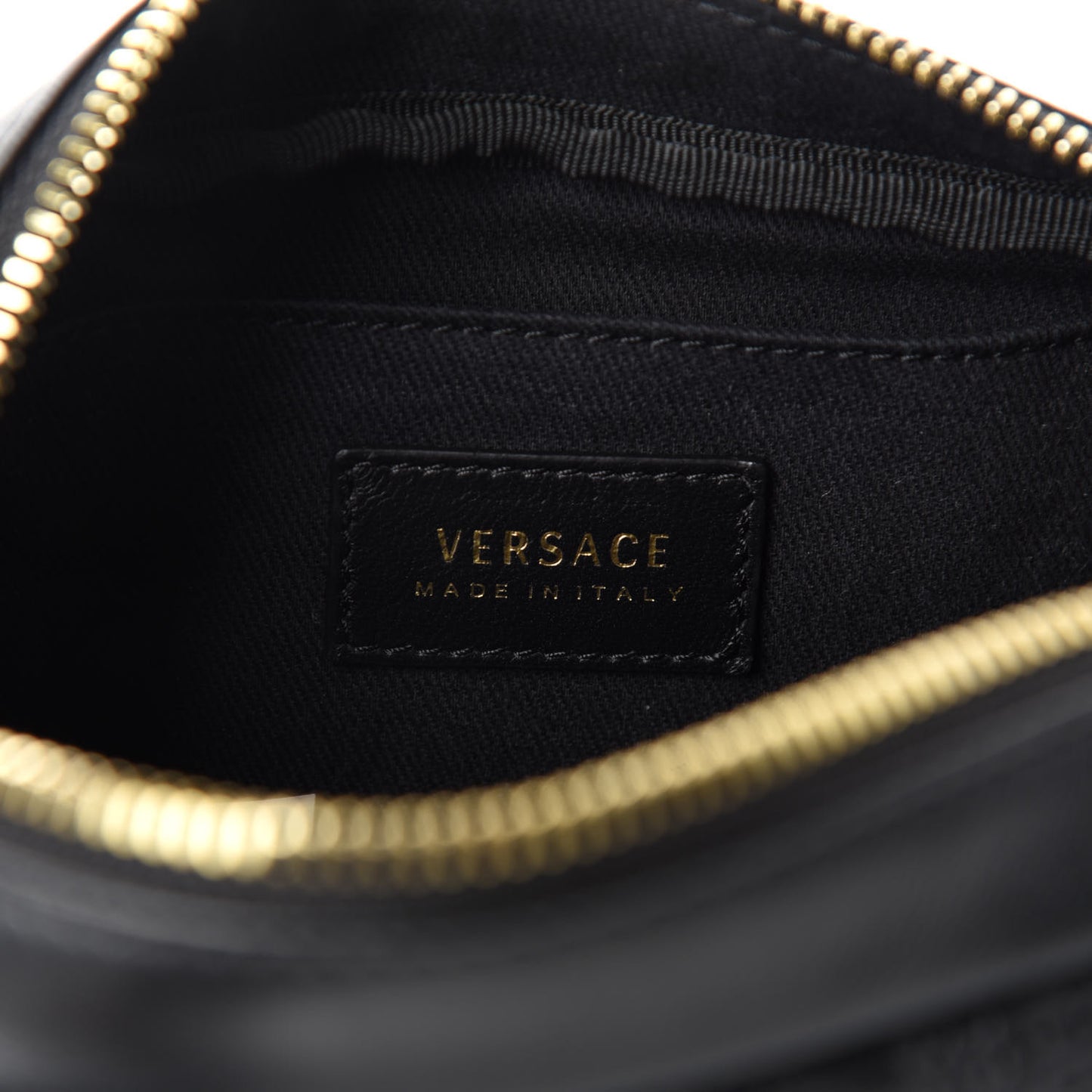 Nappa Barocco Quilted Vanitas Medea Belt Bag Black