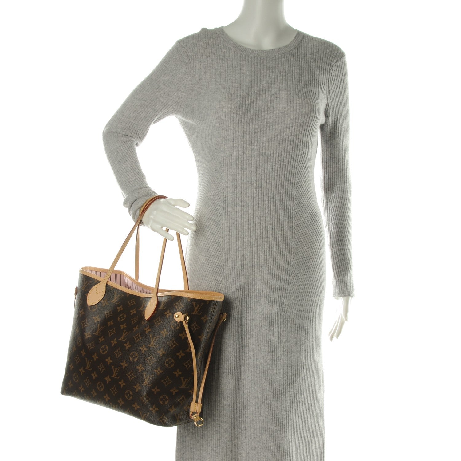 Louis Vuitton Monogram Neo Neverfull MM Rose Ballerine 2 of 7