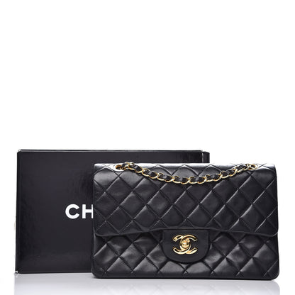 Chanel Lambskin Quilted Small Double Flap Black 7 of 12