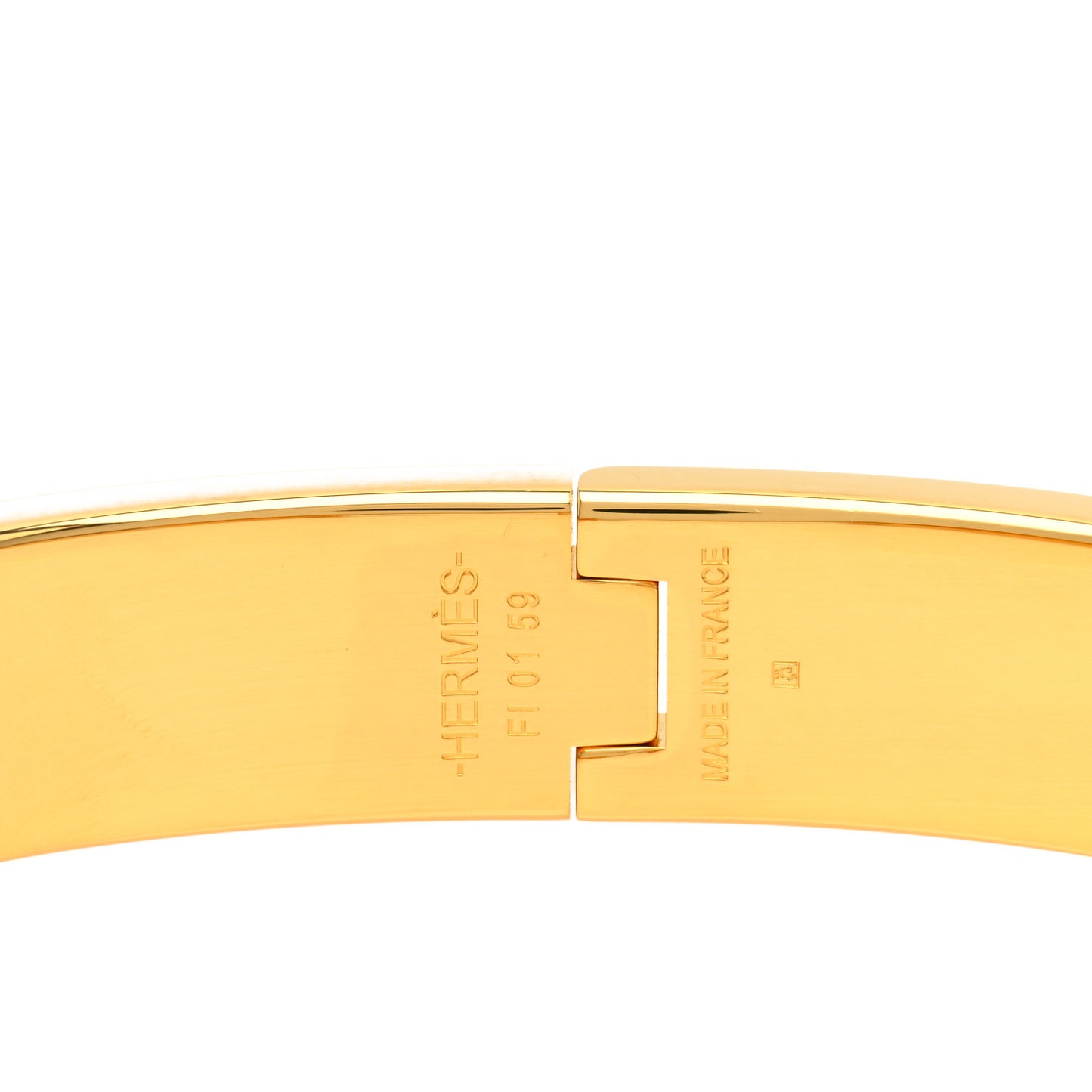 Enamel Narrow Clic Clac HH Bracelet Rouge