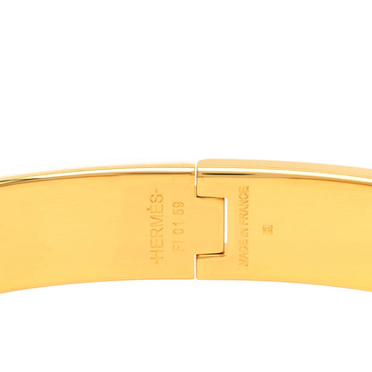 Hermes Enamel Narrow Clic Clac HH Bracelet Rouge 4 of 5