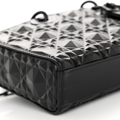 Christian Dior Calfskin Cannage Diamond Medium Lady D-Joy Black 8 of 9