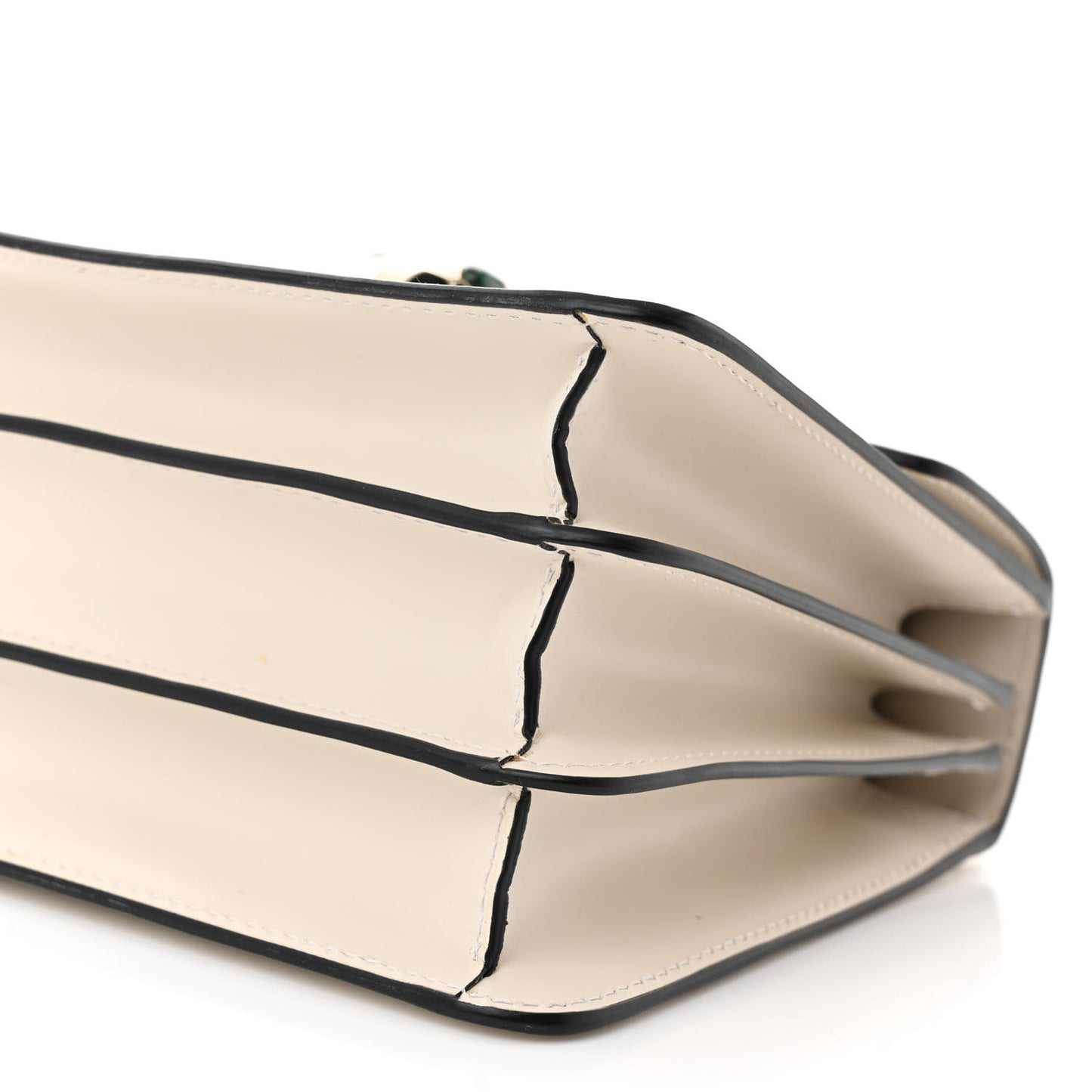 Calfskin Serpenti Forever Top Handle White