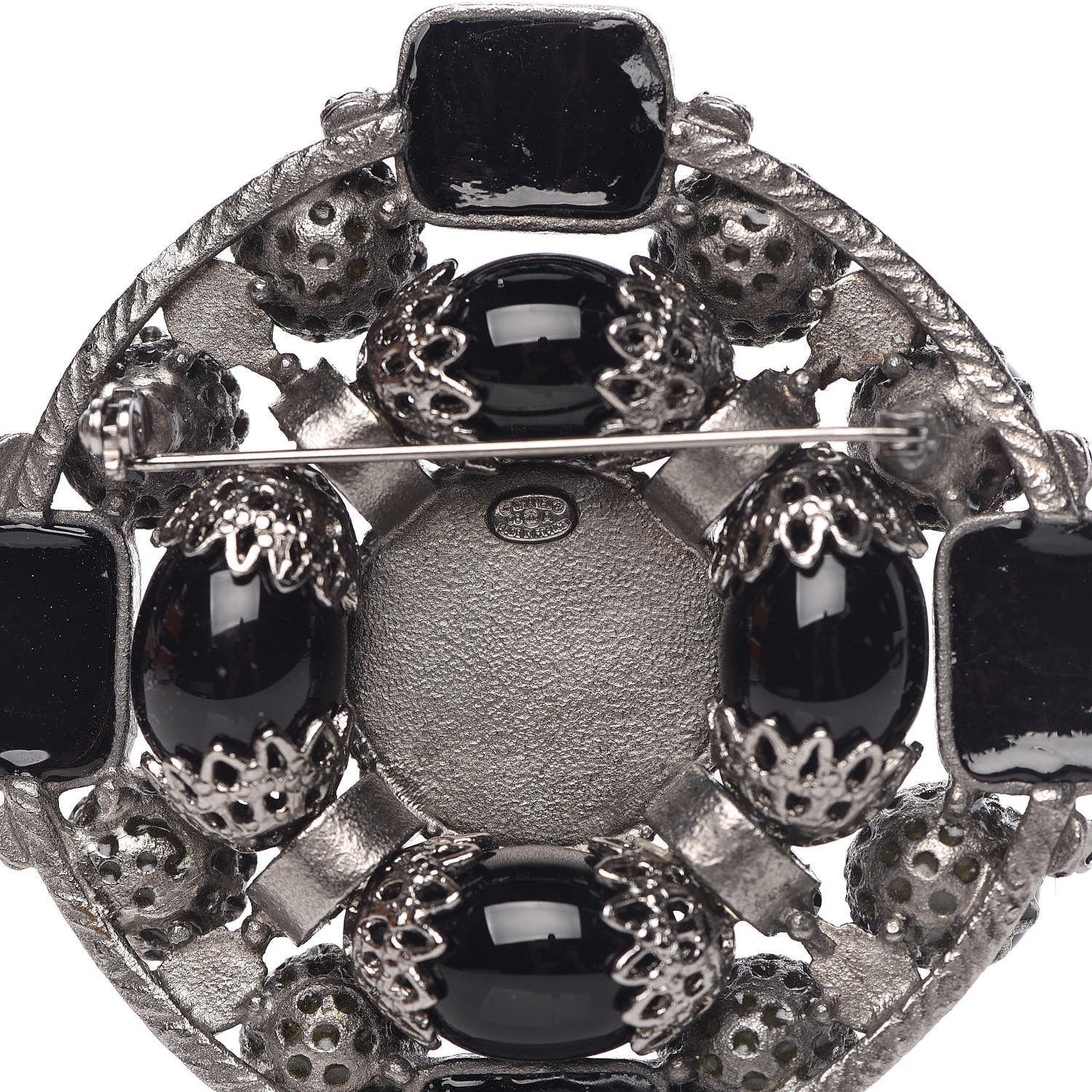 Chanel Enamel Brooch Black 4 of 4